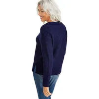 Chunky-Knit Crewneck Sweater