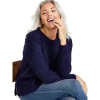 Chunky-Knit Crewneck Sweater