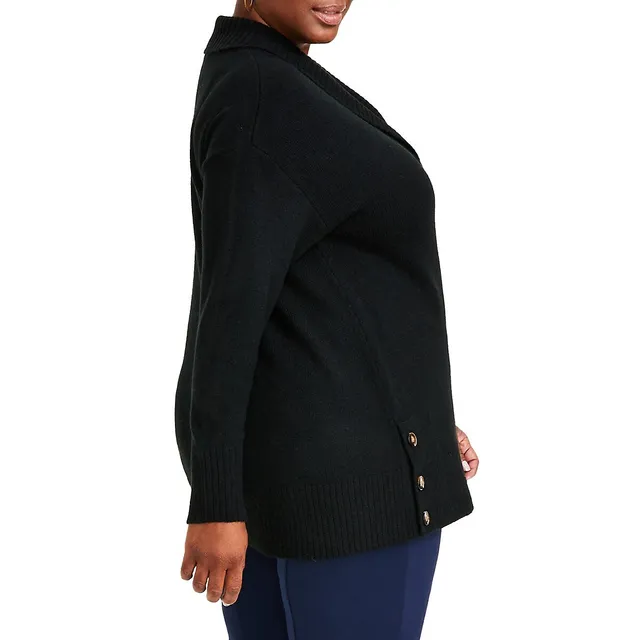 Shawl Collar Tunic Sweater