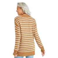 Petite Crewneck Striped Sweater