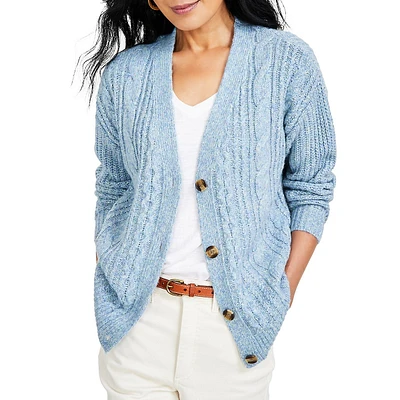 Cable-Knit Cardigan
