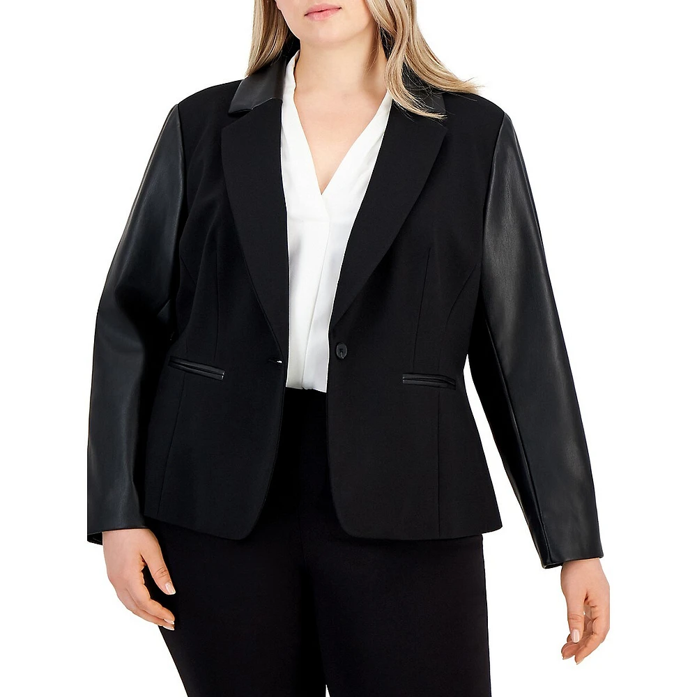 I.N.C. International Concepts Petite Ponte Blazer, Created for