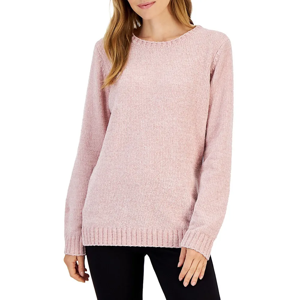 Cozy Chenille Crewneck Sweater