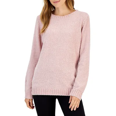 Crewneck Chenille Sweater