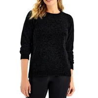 Petite Crewneck Chenille Sweater