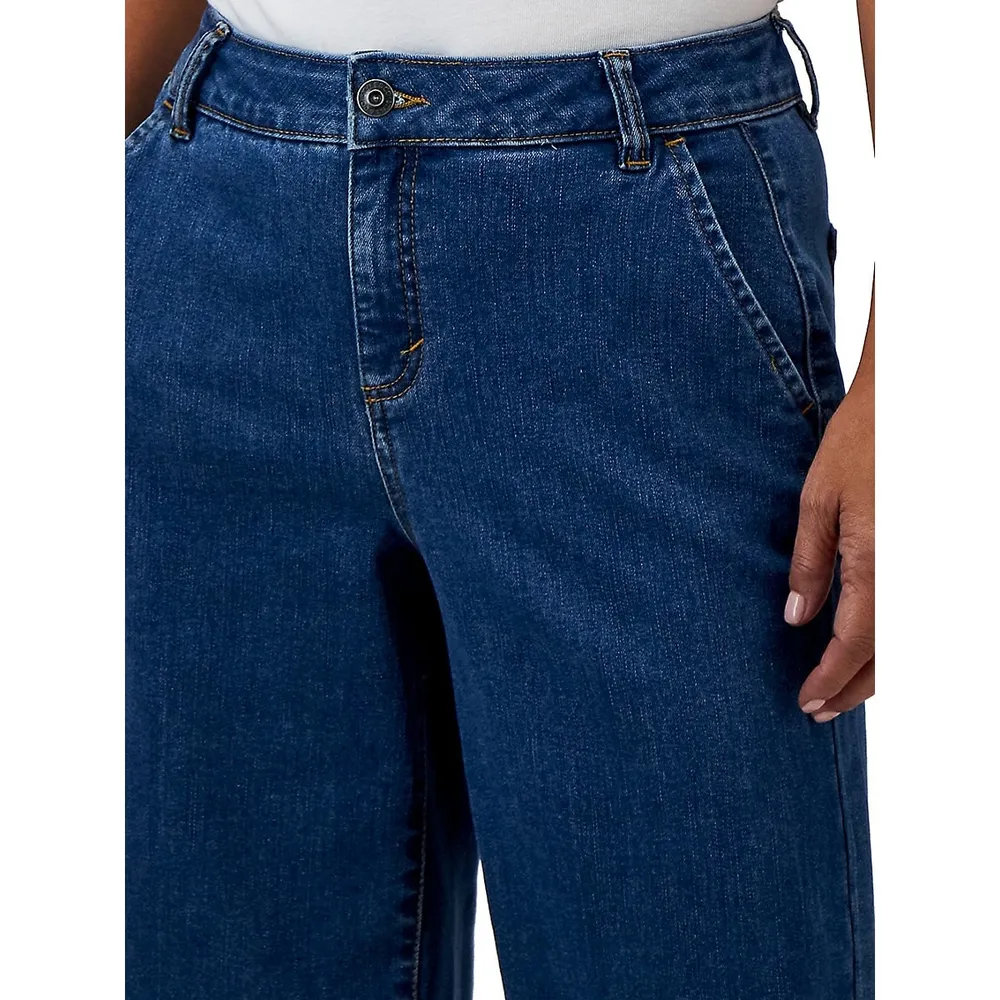 High-Rise Wide-Leg Jeans