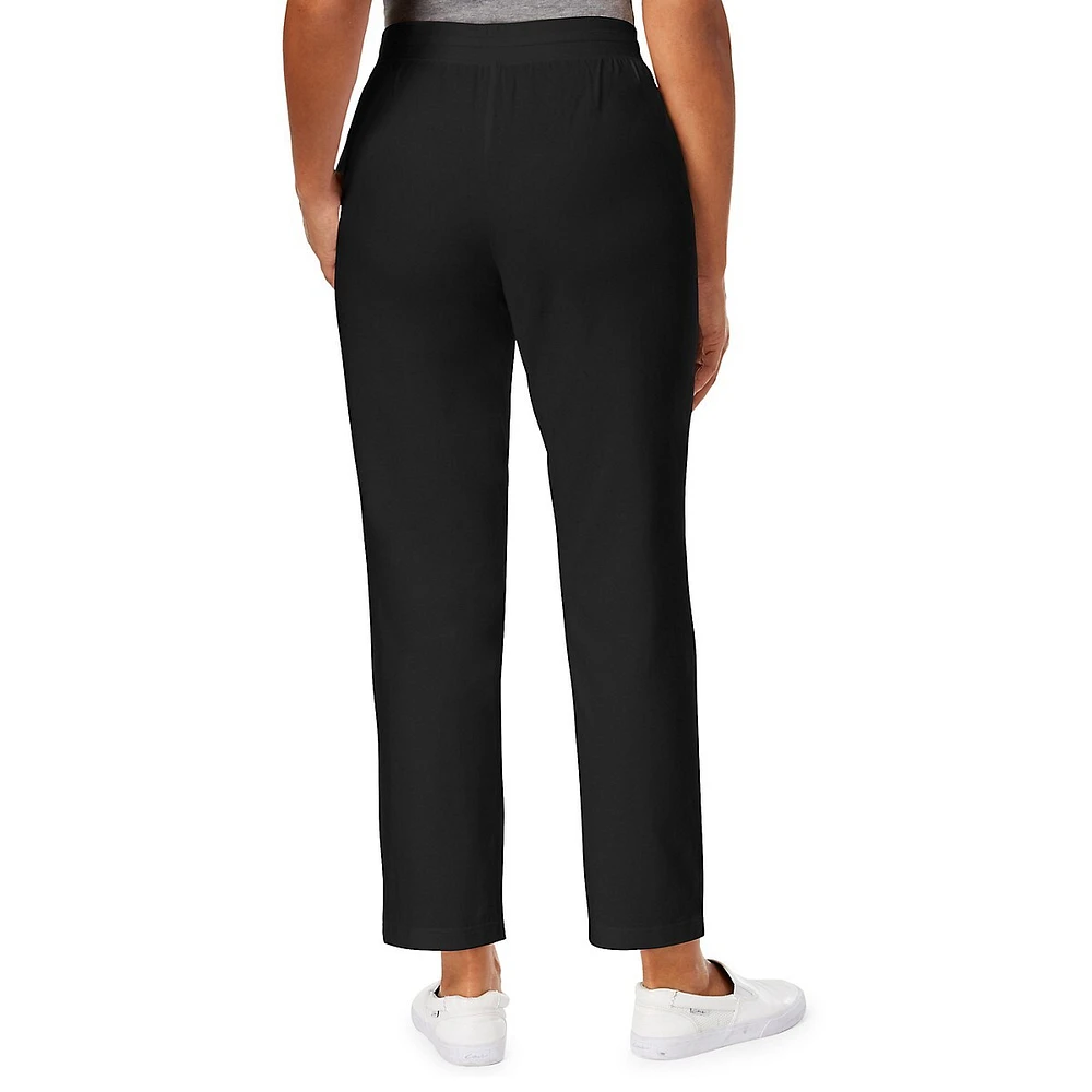 Sport Drawstring Straight-Leg Pants