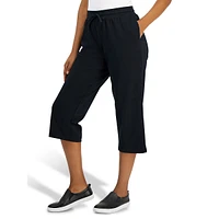 Mid-Rise Relaxed Fit Capris