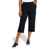 Mid-Rise Relaxed Fit Capris