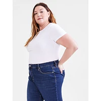 Plus Mid-Rise Curvy Bootcut Jeans