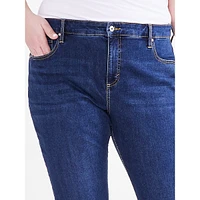 Plus Mid-Rise Curvy Bootcut Jeans