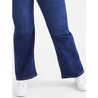 Plus Mid-Rise Curvy Bootcut Jeans