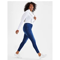 Mid-Rise Pull-On Jeggings