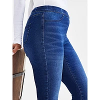 Mid-Rise Pull-On Jeggings