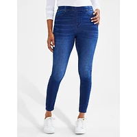 Mid-Rise Pull-On Jeggings