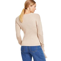Surplice Wrap Sweater