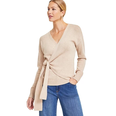 Surplice Wrap Sweater