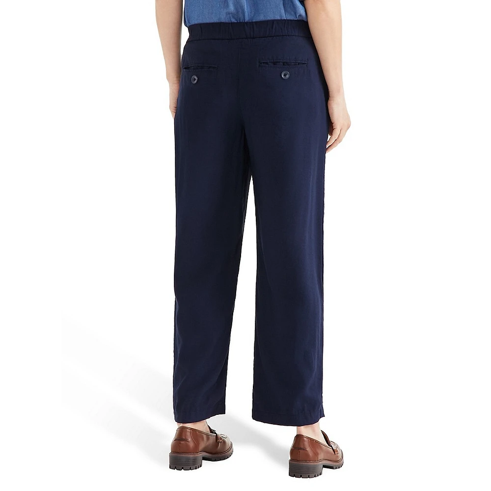 Ankle-Length Soft Trousers