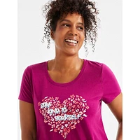 Heart Field-Graphic T-Shirt