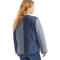 Quilted Chambray Jacket