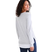Layered-Look Sweater