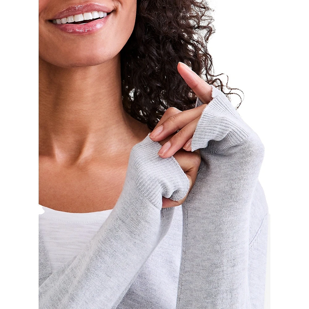Layered-Look Sweater