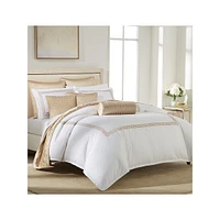 Chainlinks Pima Cotton Sateen 3-Piece Duvet Cover Set