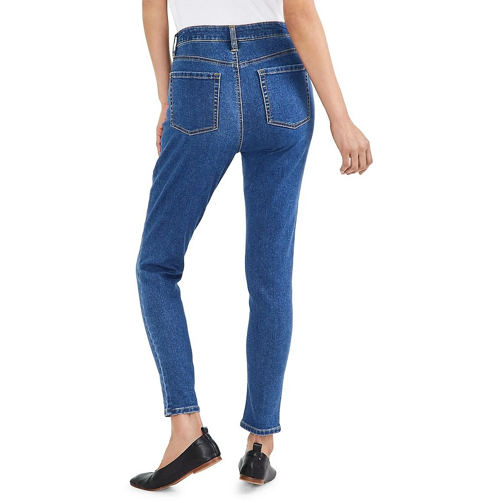 Curvy Mid-Rise Skinny Jeans