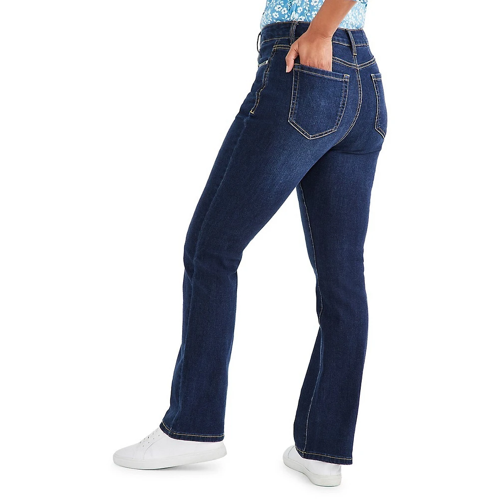 Petite Curvy Bootcut Jeans