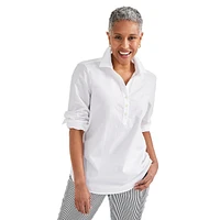 Petite Perfect Cotton Popover Shirt