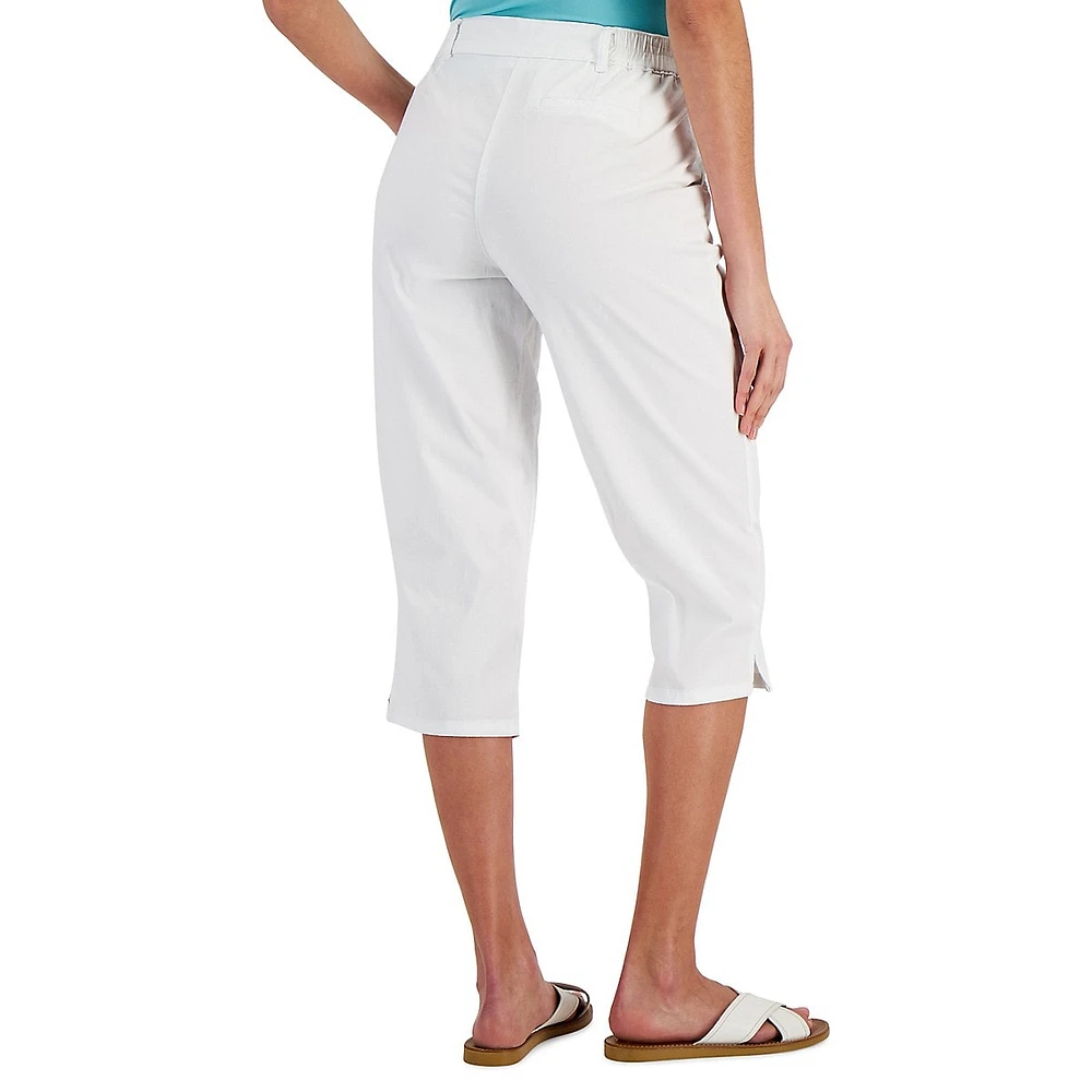 Petite Comfort Waist Capri Pants