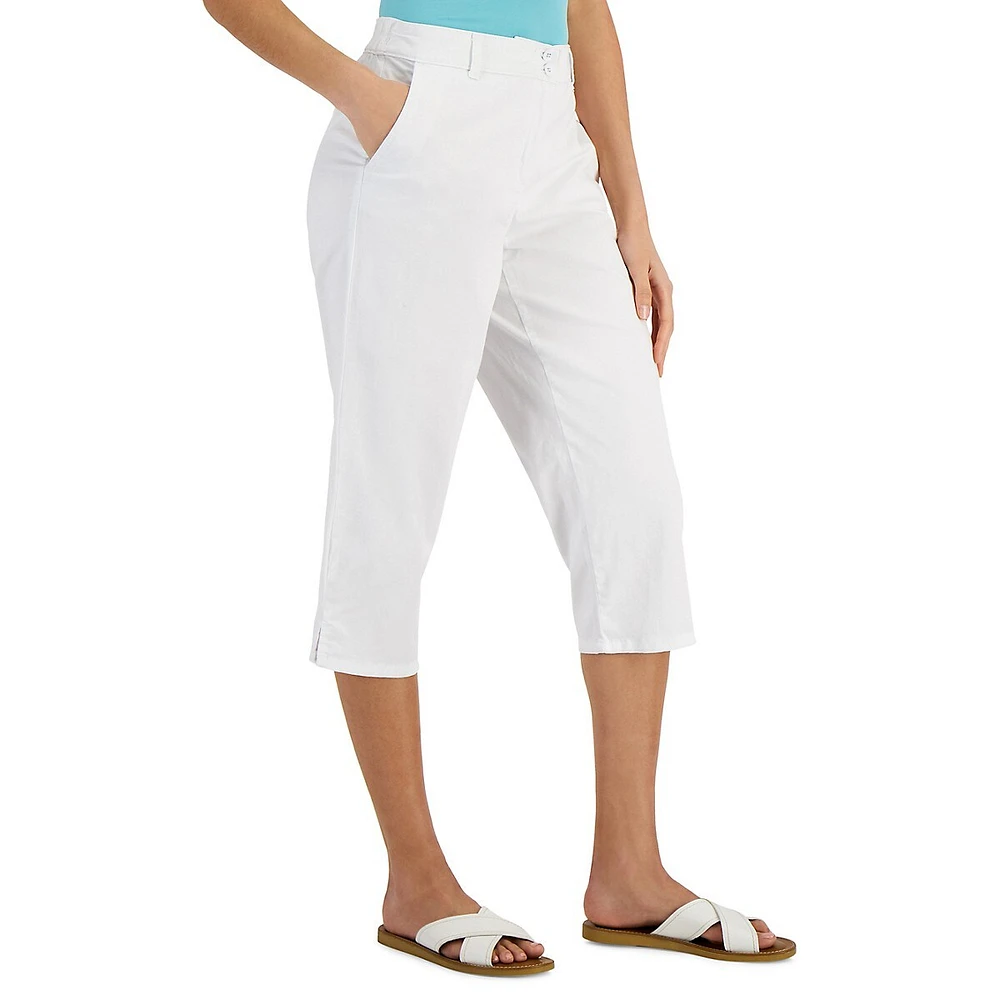 Petite Comfort Waist Capri Pants