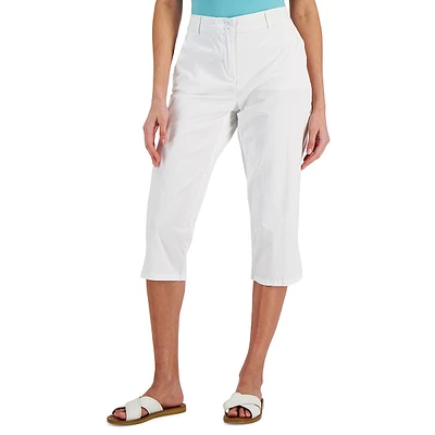 Petite Comfort Waist Capri Pants