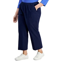 Plus Pull-On Cotton Pants