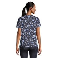 Floral Henley T-Shirt