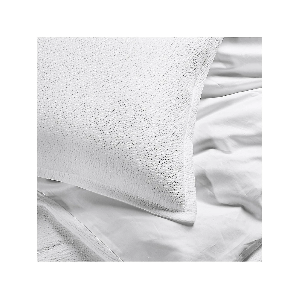 Textured Matelassé Euro Pillow Sham