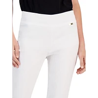 Petite Tummy-Control Pull-On Capri Pants