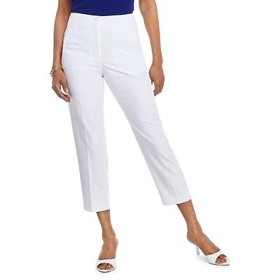 High-Rise Tapered Cropped Pants