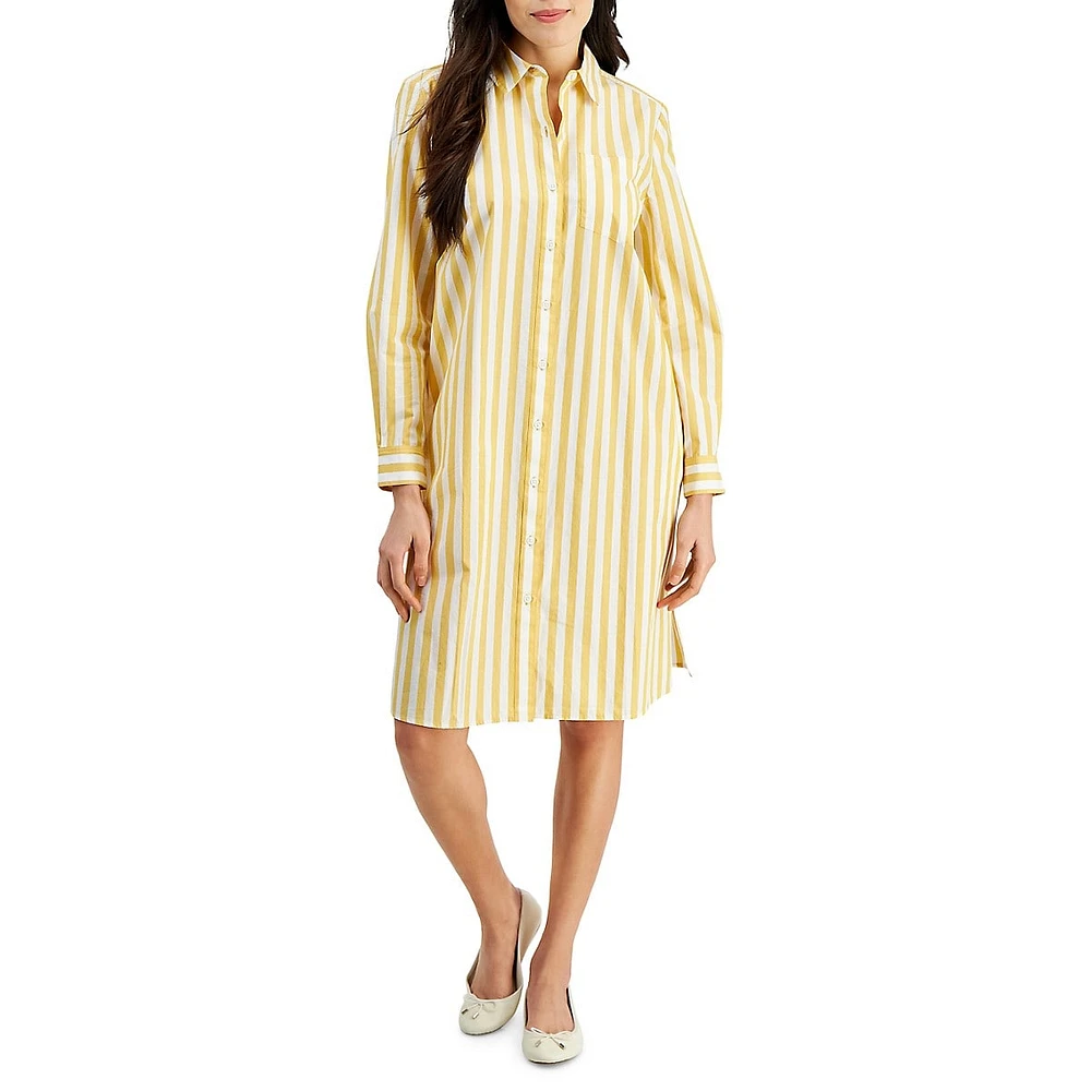 Perfect Striped Shirtdress