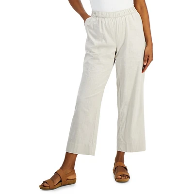 Pull-On Cotton Pants