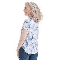 Tie-Dye V-Neck T-Shirt