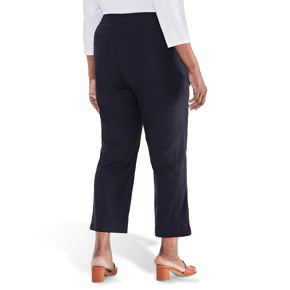 Plus Pantalon longueur cheville taille mi-haute pour tous les jours