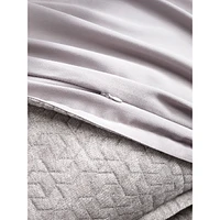 Prism Matelassé Cotton Duvet Cover Set