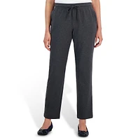 Petite High-Rise Heathered Pants