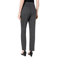 Pull-On Straight-Leg Comfort Pants