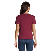 Petite Cotton Scoopneck Top