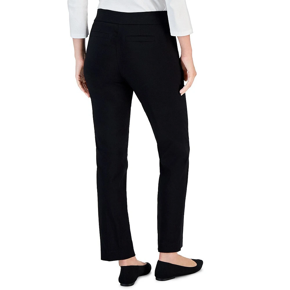 High-Rise Straight-Leg Pants