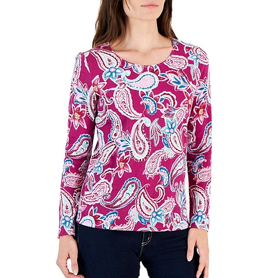 Petite Ventura Valley Long-Sleeve Top