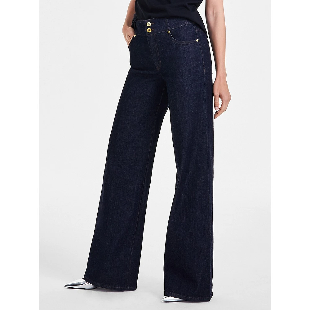 High-Rise Wide-Leg Jeans