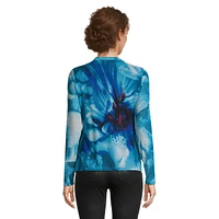 Abstract Shadow-Print Mesh Top